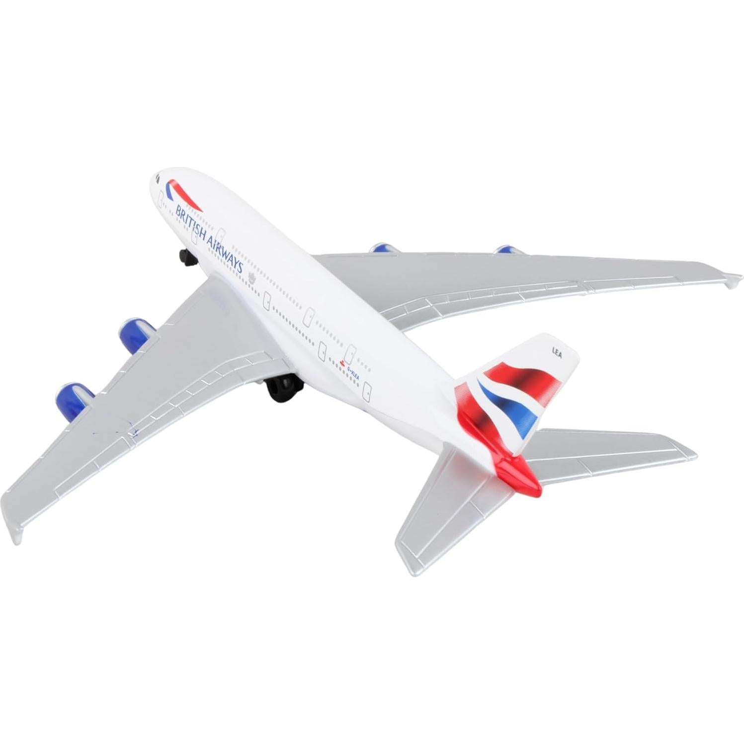 Daron Worldwide Trading RT6008 British Airways A380 Single Plane, White