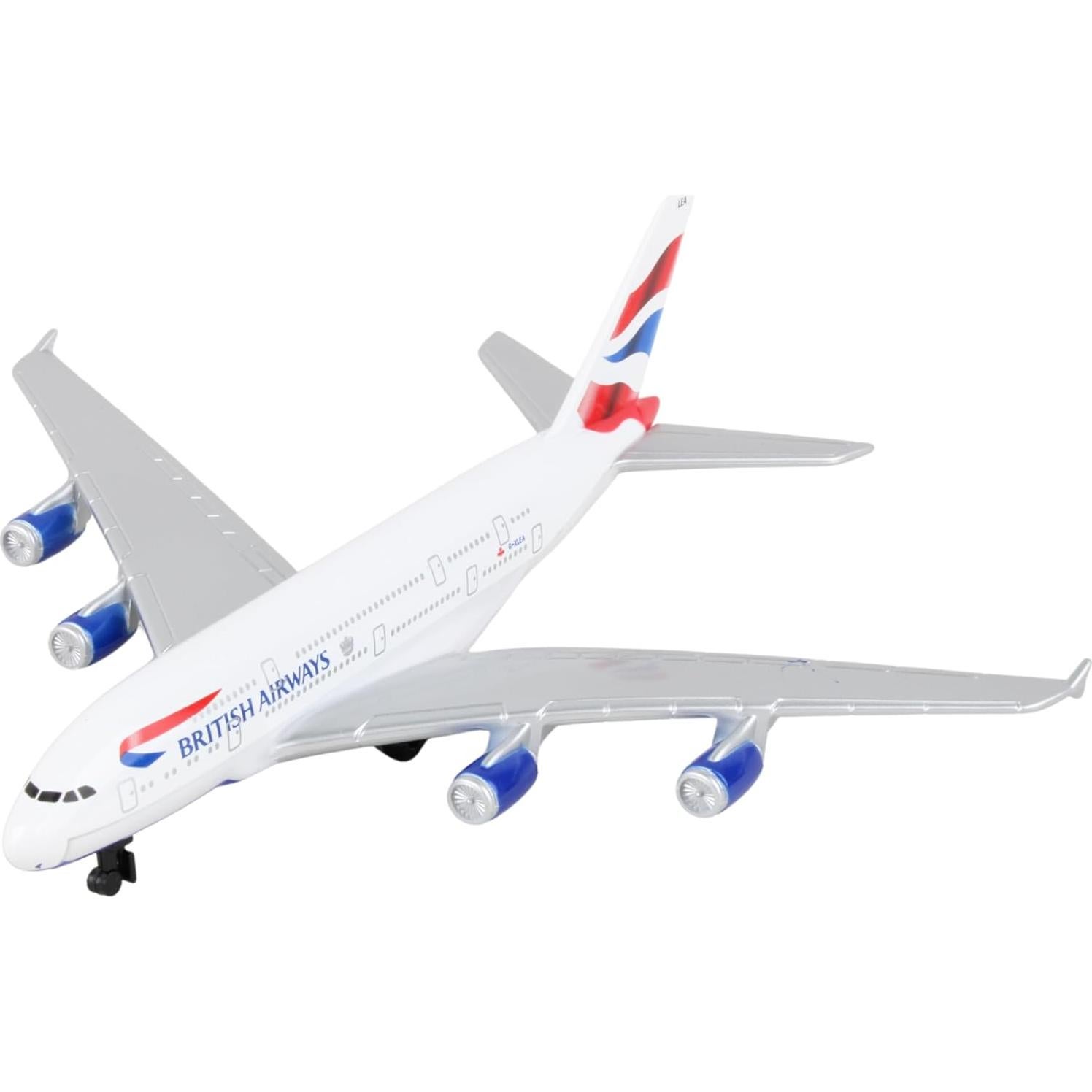 Daron Worldwide Trading RT6008 British Airways A380 Single Plane, White