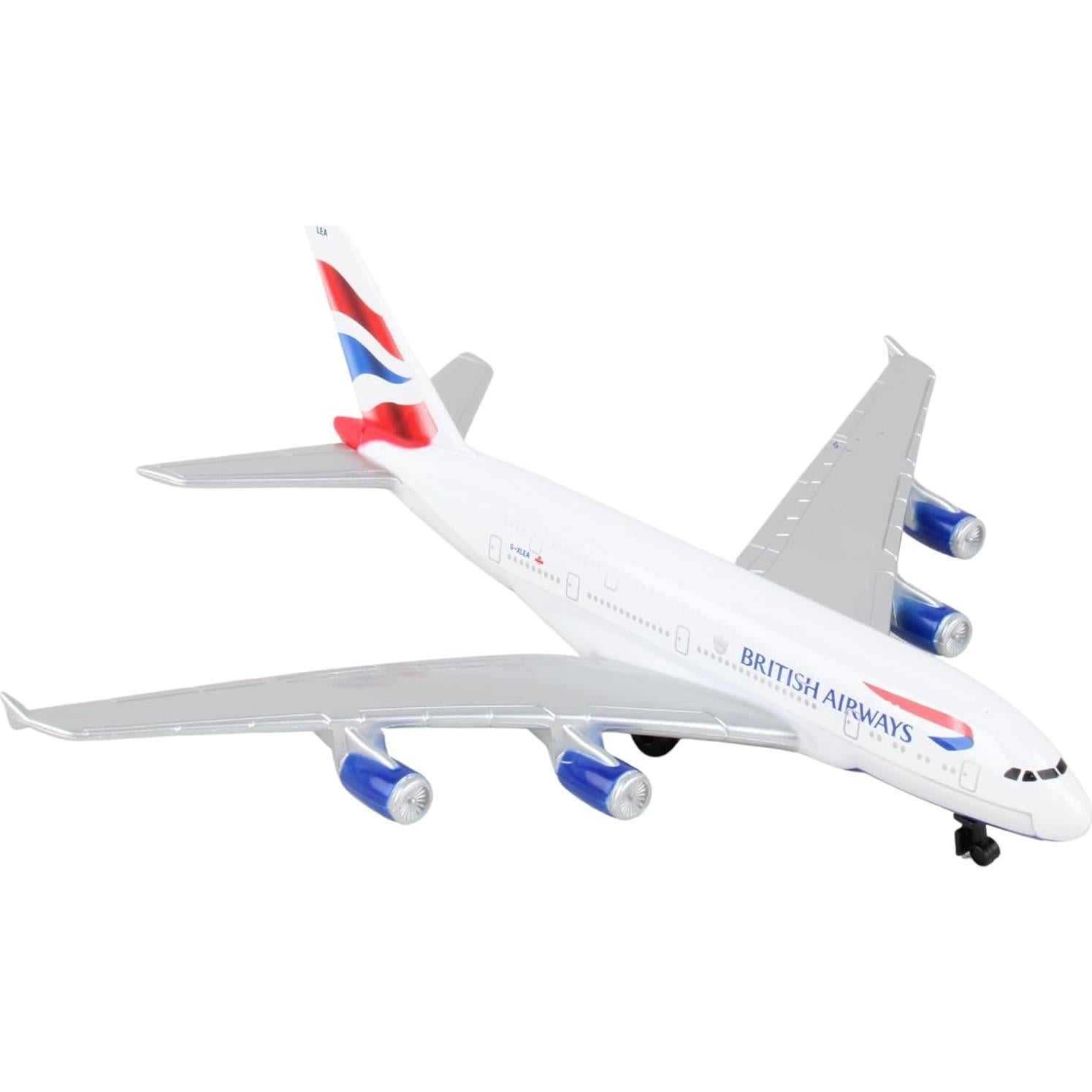 Daron Worldwide Trading RT6008 British Airways A380 Single Plane, White