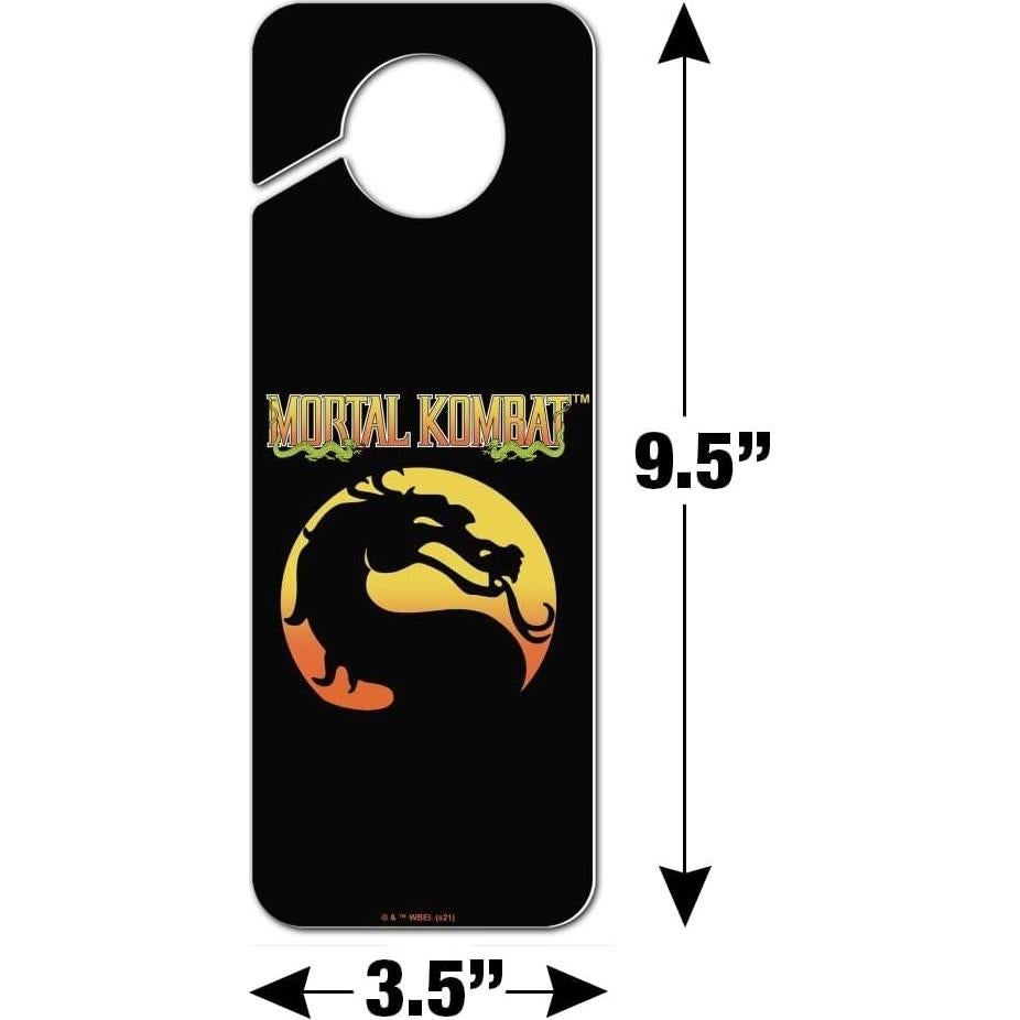 Colgador de Puerta Mortal Kombat Klassic Graphics and More 24x8.9cm