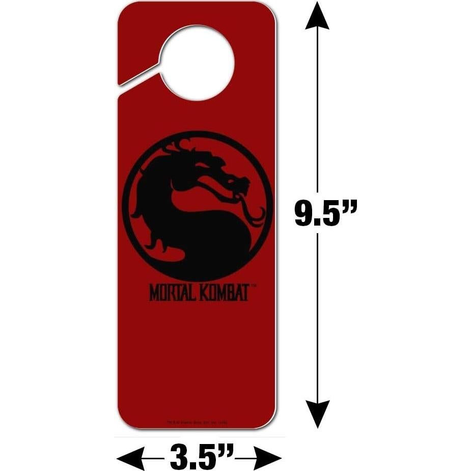 Colgador de Puerta Mortal Kombat Graphics & More 24x9.5cm