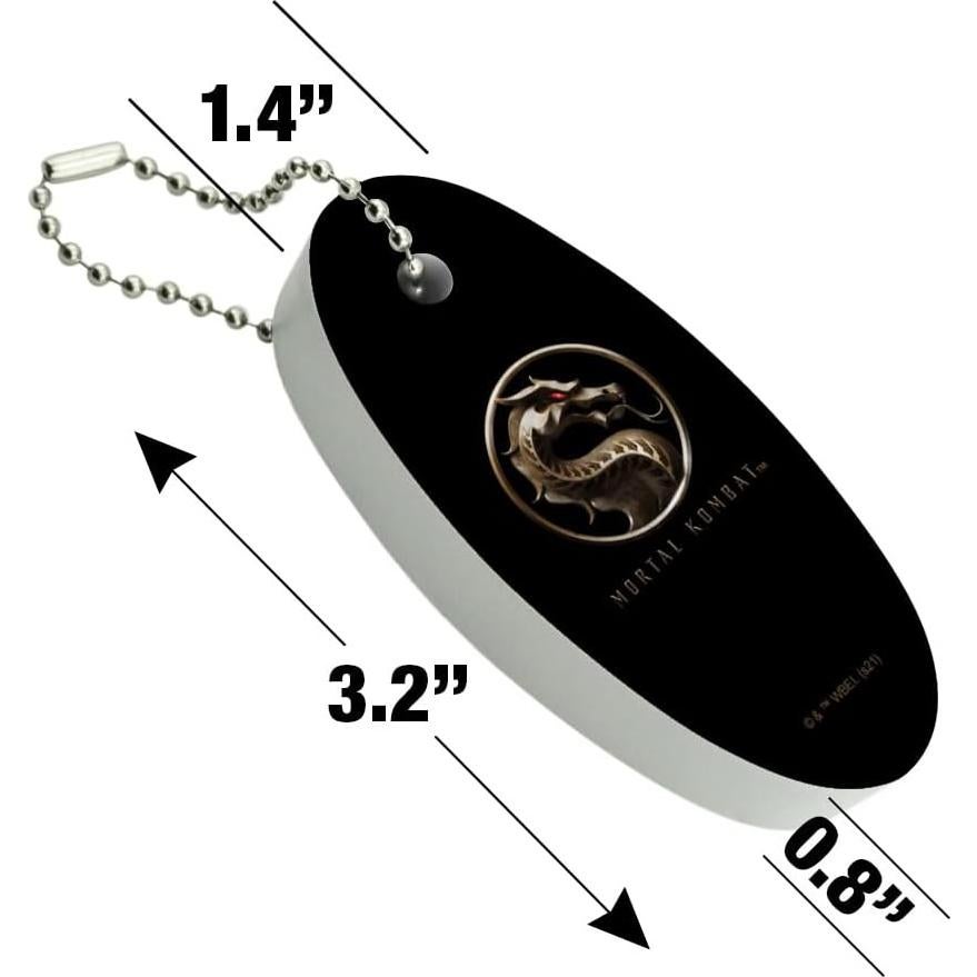 Llavero Flotante Mortal Kombat Graphics & More 8.1x3.6cm