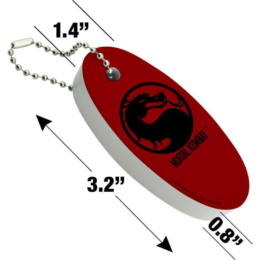 Llavero Flotante Mortal Kombat Graphics & More 8.1x3.6cm