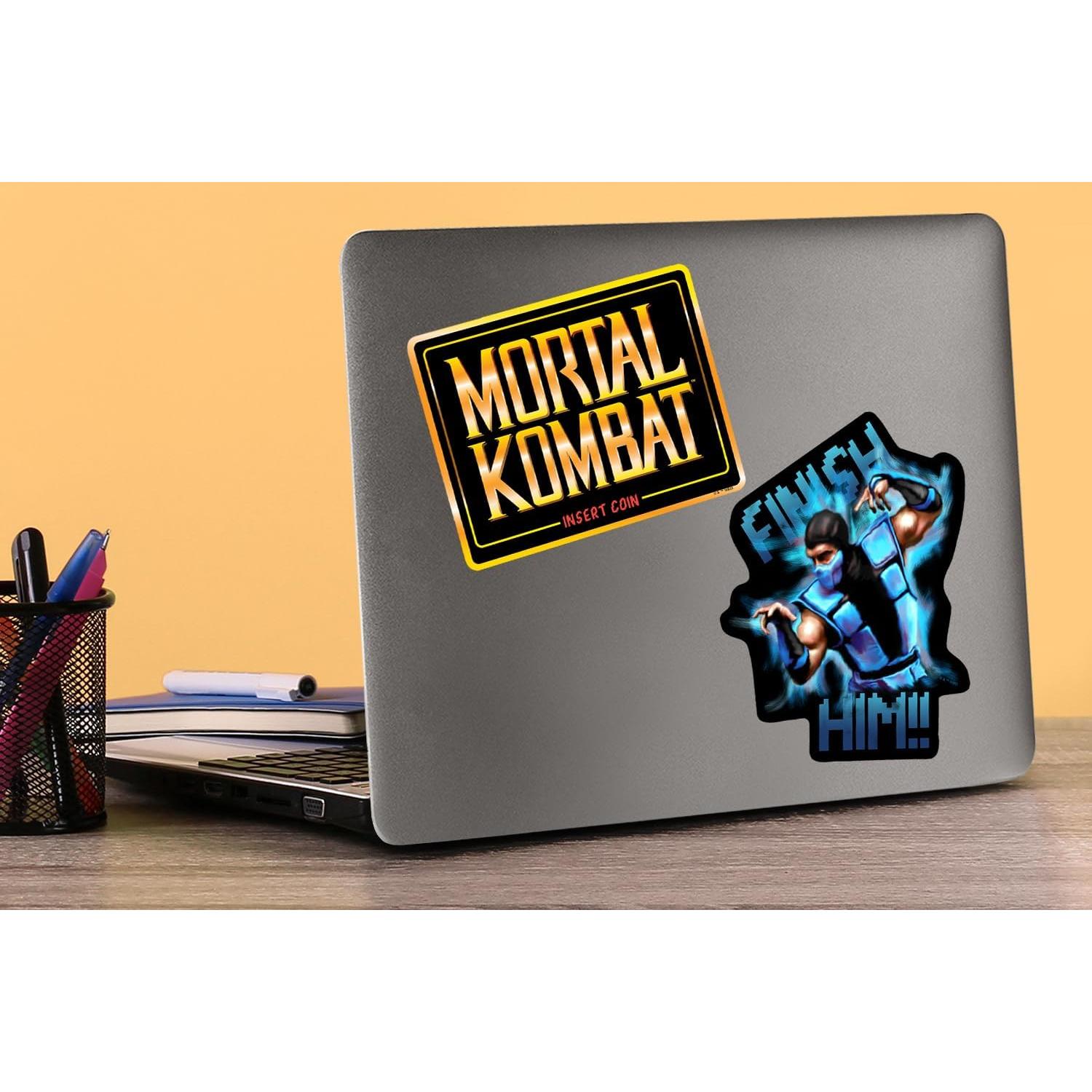 Calcomanías Deluxe de Vinilo Klassic Mortal Kombat - Set de 10