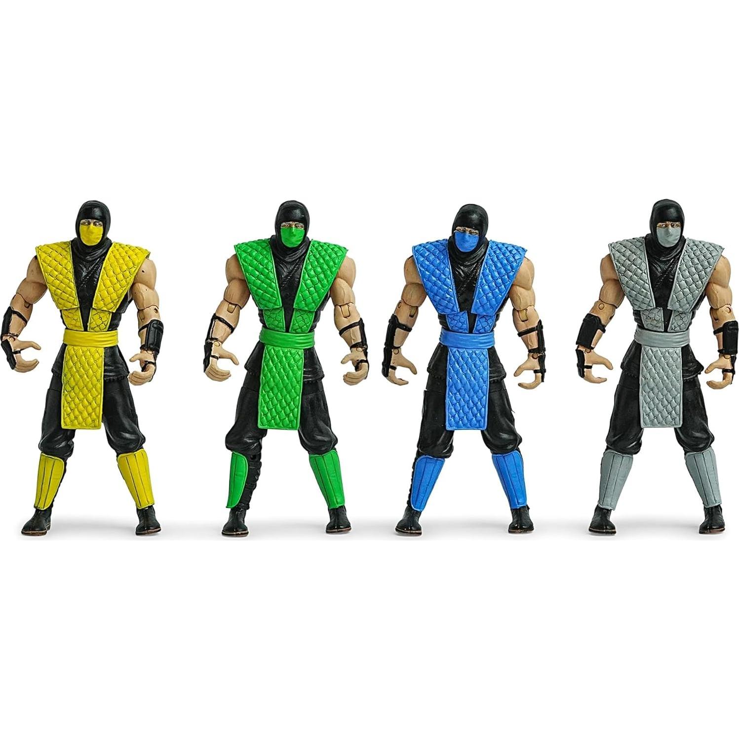 Figura de Acción Retro Mortal Kombat 4-Pack Jazwares