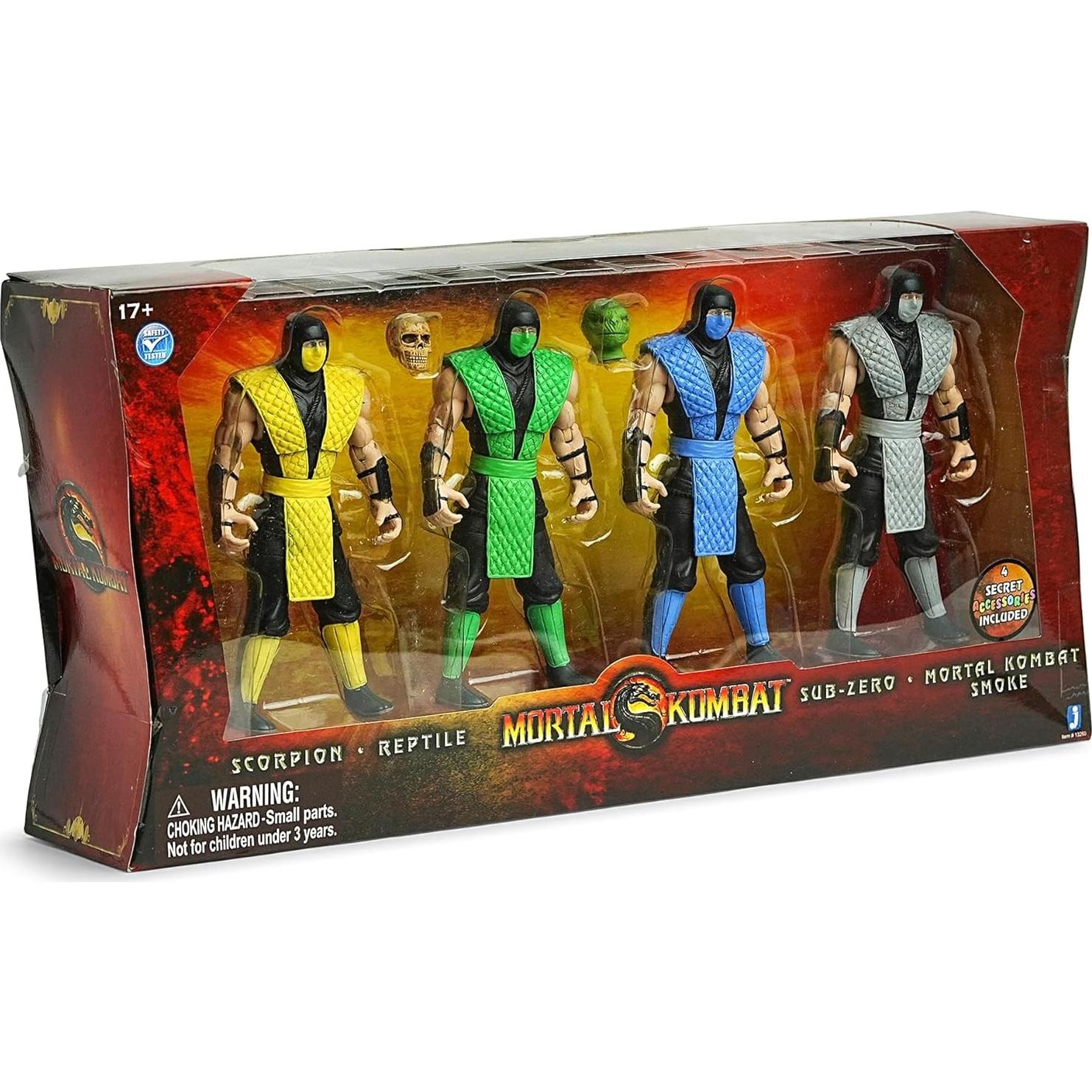 Figura de Acción Retro Mortal Kombat 4-Pack Jazwares