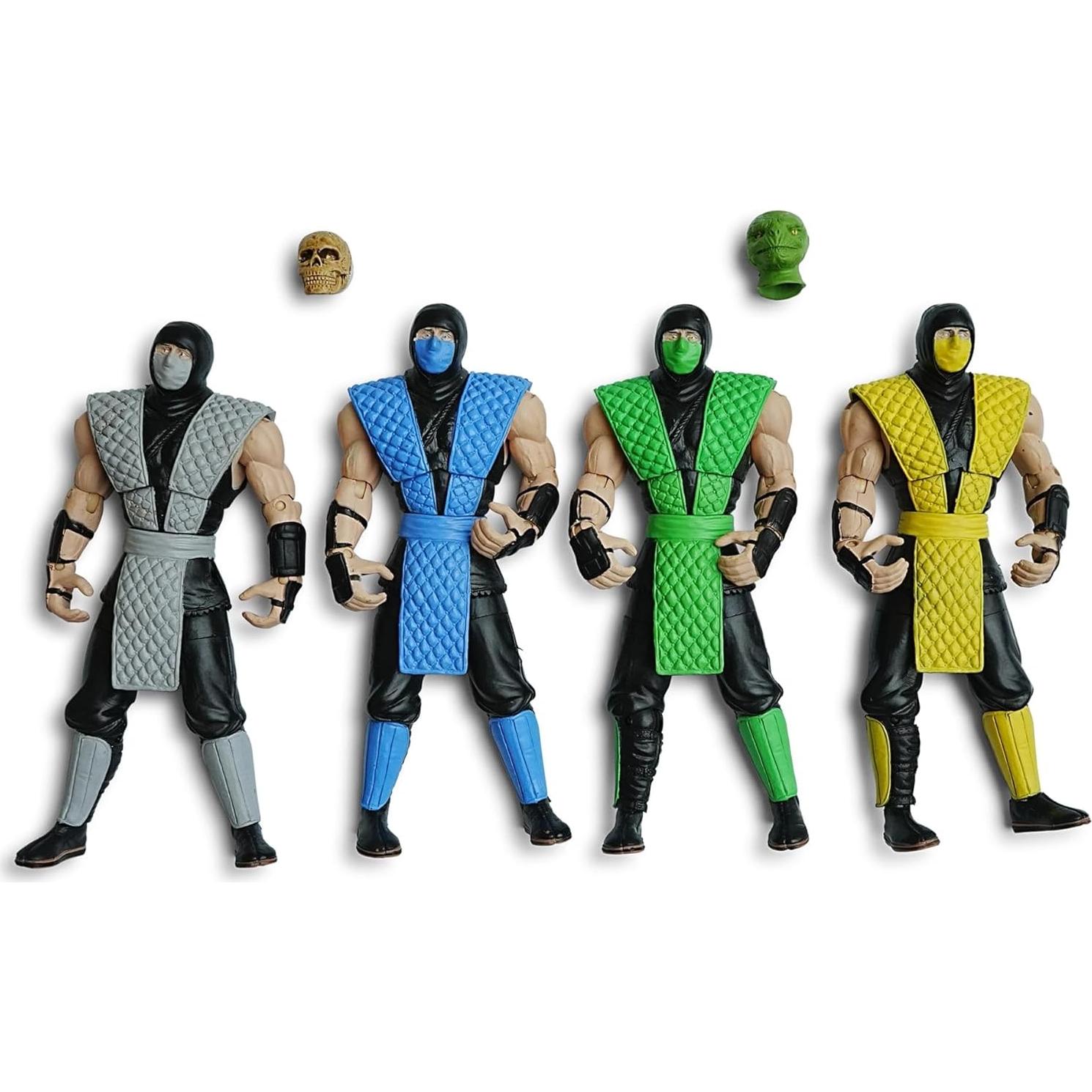 Figura de Acción Retro Mortal Kombat 4-Pack Jazwares