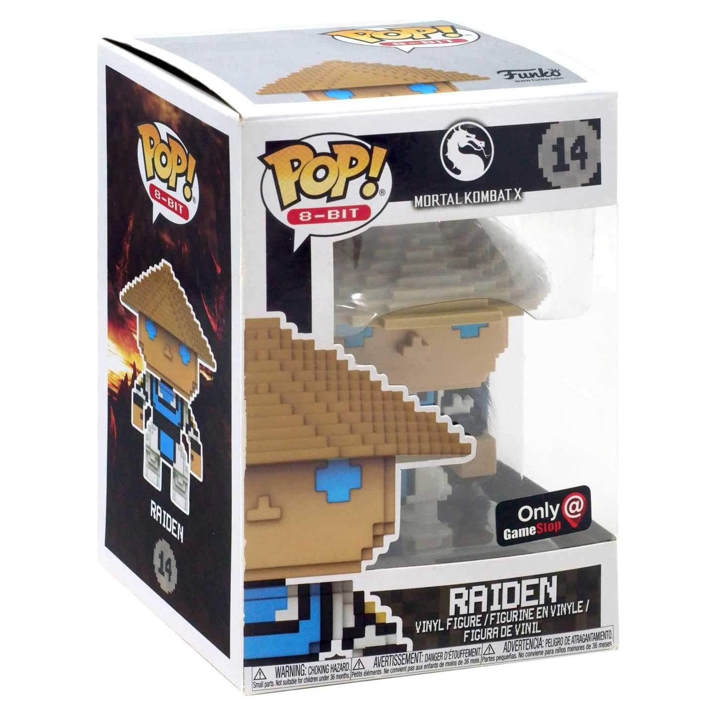Figura de Vinilo Funko Raiden Mortal Kombat 8-Bit Pop! #14