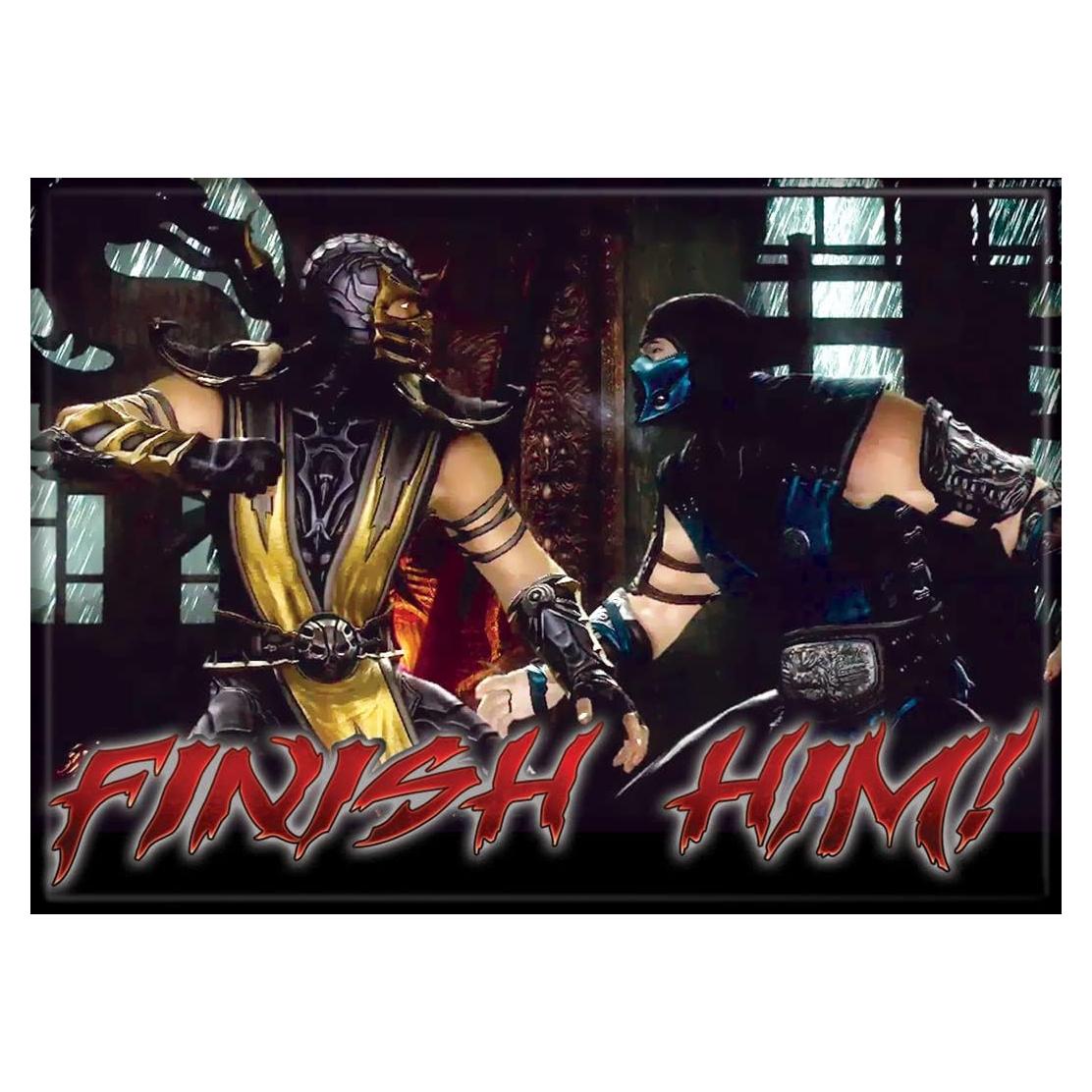 Imán de Refrigerador Mortal Kombat Ata-Boy Scorpion y Sub Zero