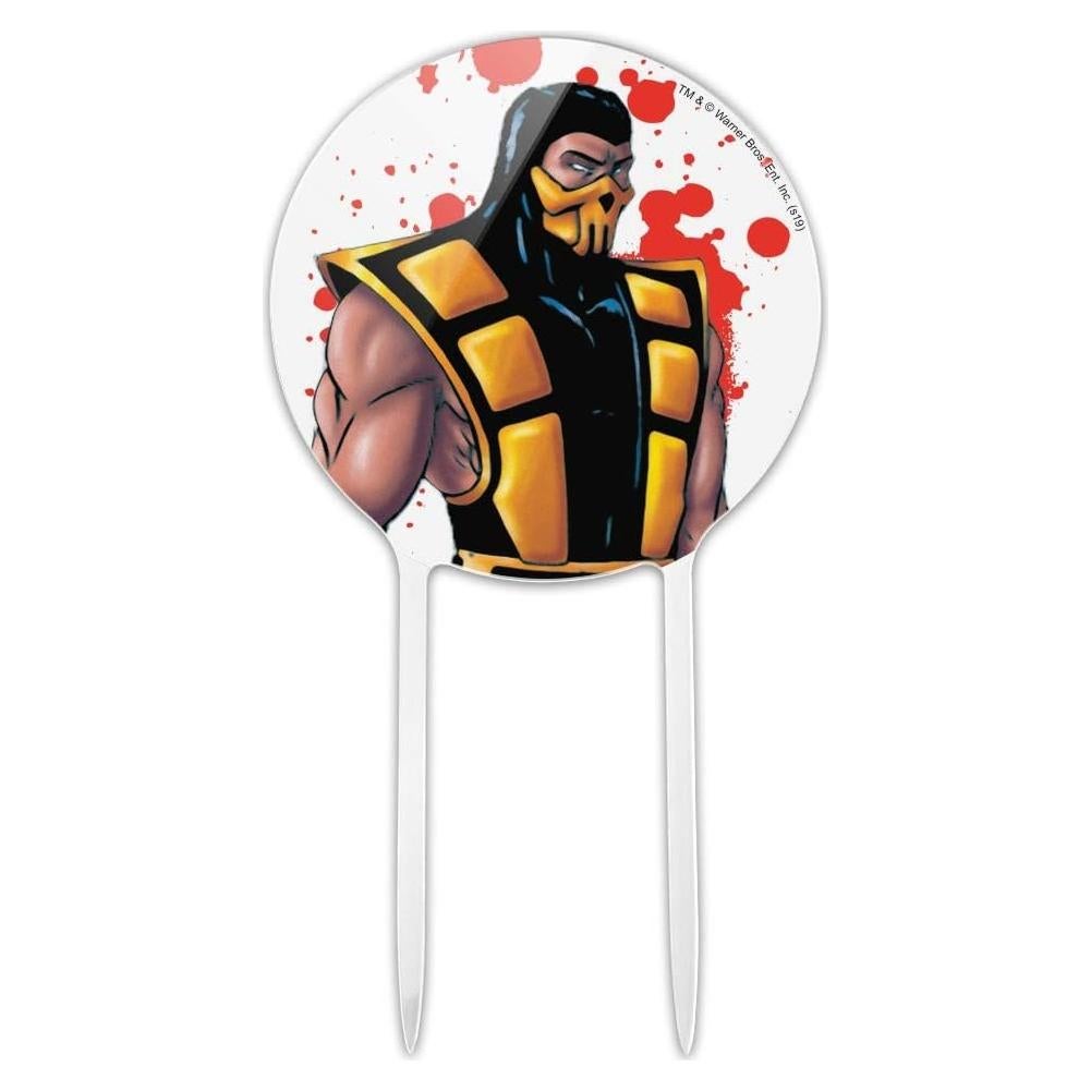 Tapa de pastel Scorpion Klassic Mortal Kombat 18.42 cm