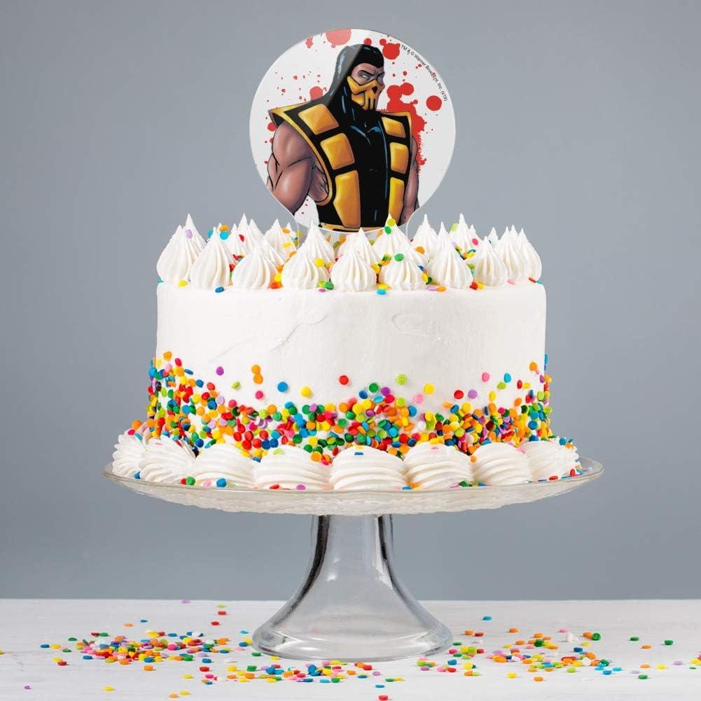 Tapa de pastel Scorpion Klassic Mortal Kombat 18.42 cm