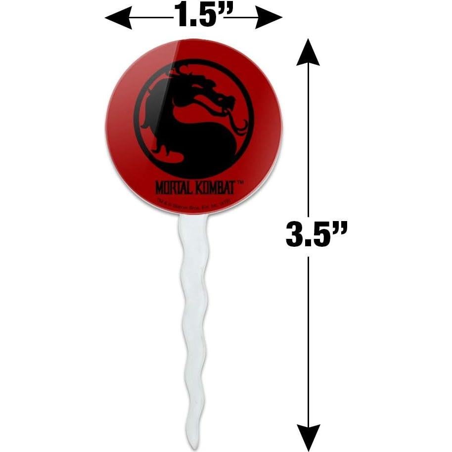 Juego de Palillos para Cupcakes Mortal Kombat - Set de 6