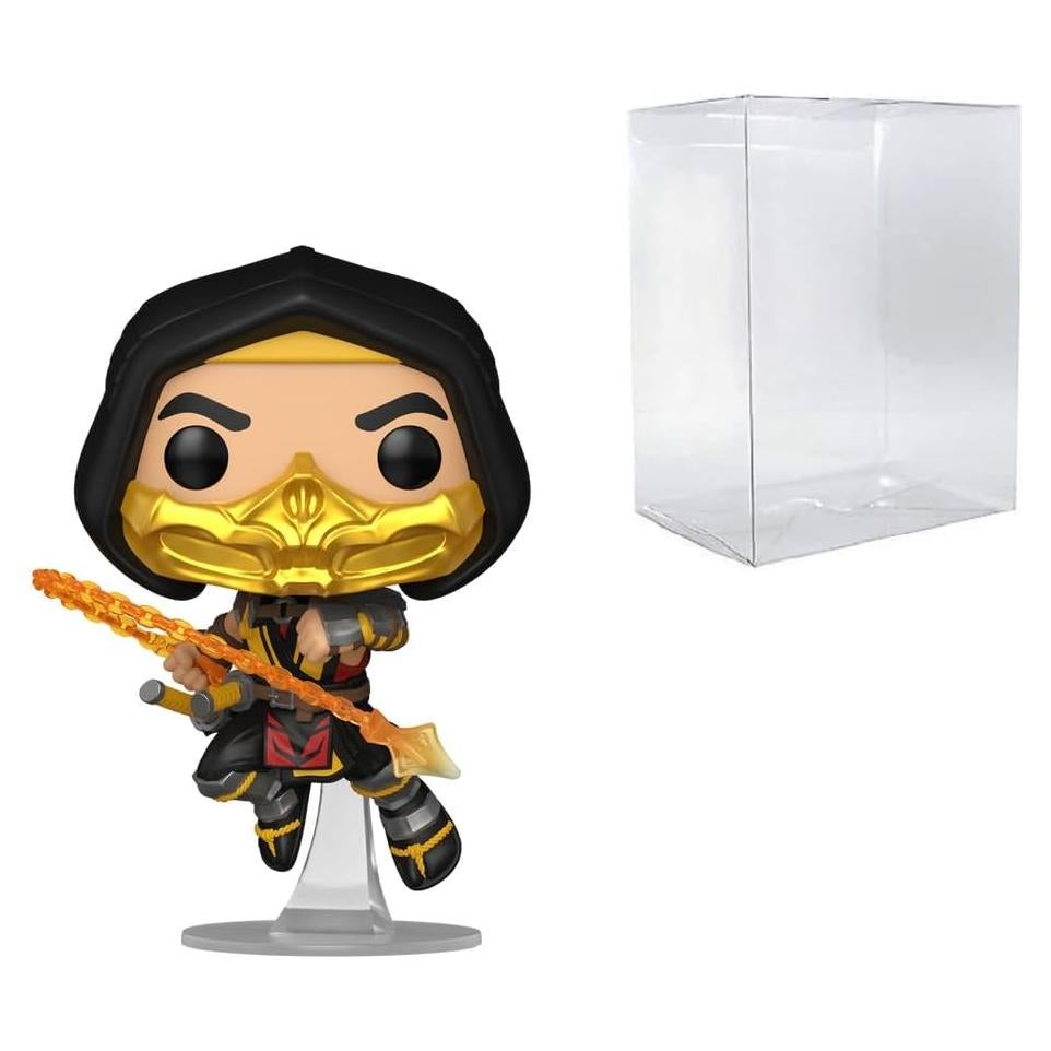 Figura POP! Mortal Kombat 11 Scorpion #1072 11 cm con Funda
