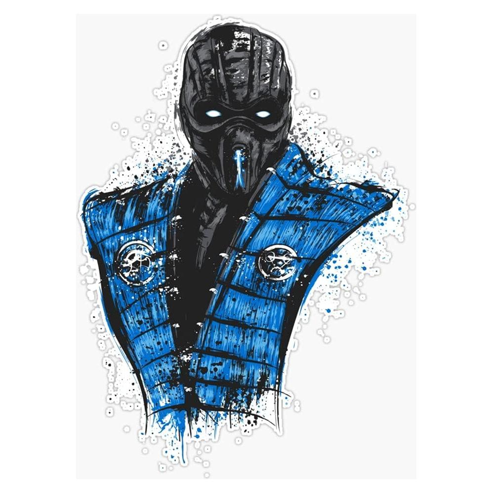 Pegatina de Parachoques Mortal Ice Genérico 12.7 cm Impermeable