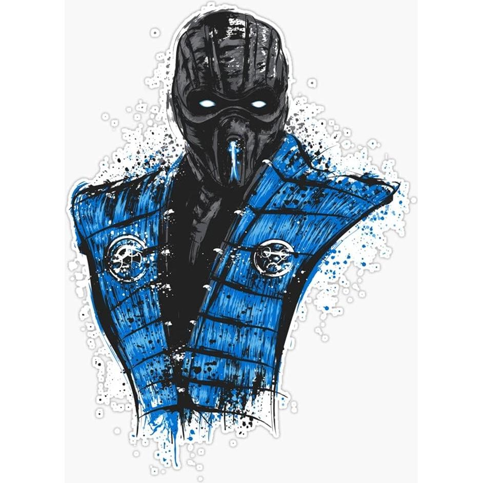 Pegatina de Parachoques Mortal Ice Genérico 12.7 cm Impermeable