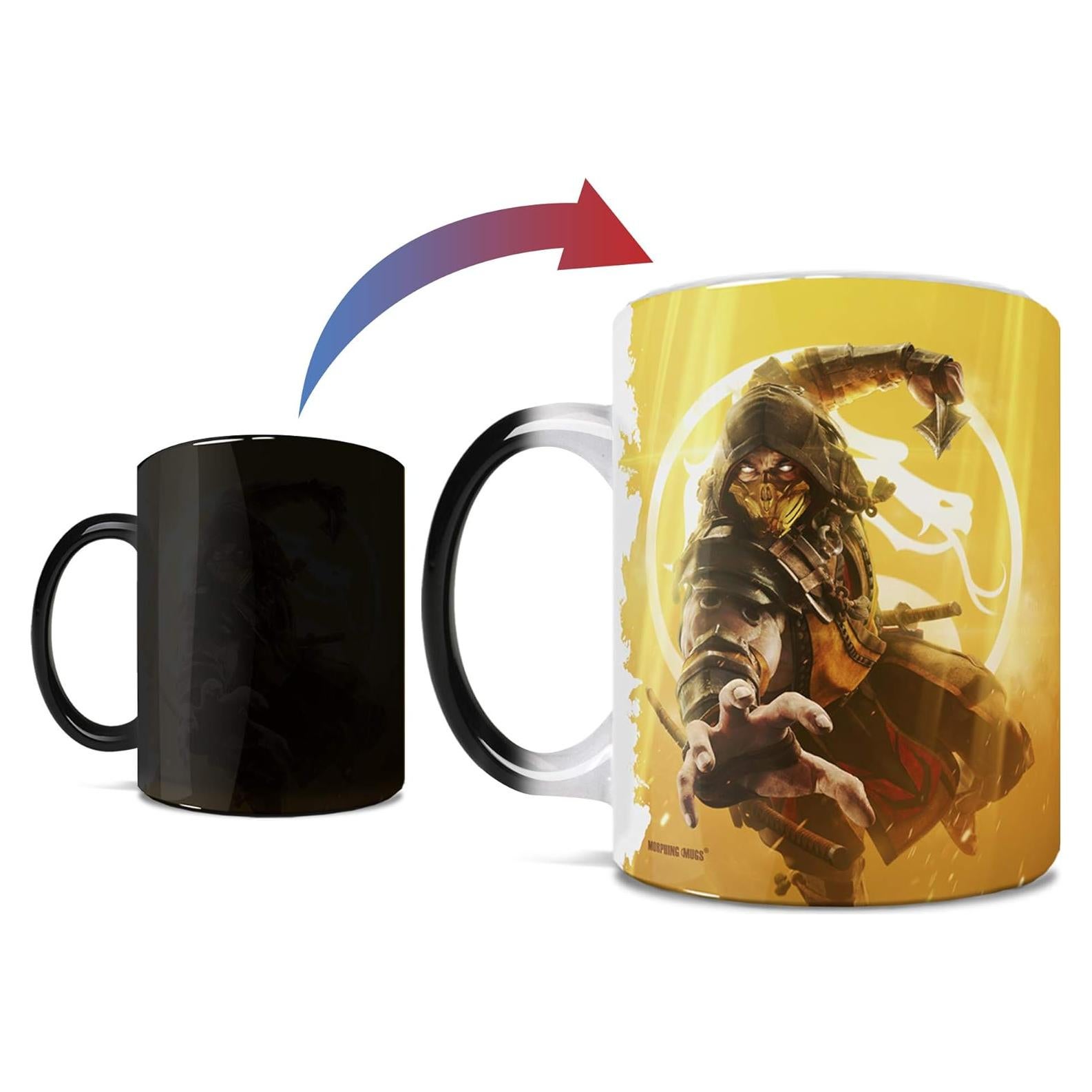 Taza Cerámica Cambiante Mortal Kombat X 11 oz Morphing Mugs
