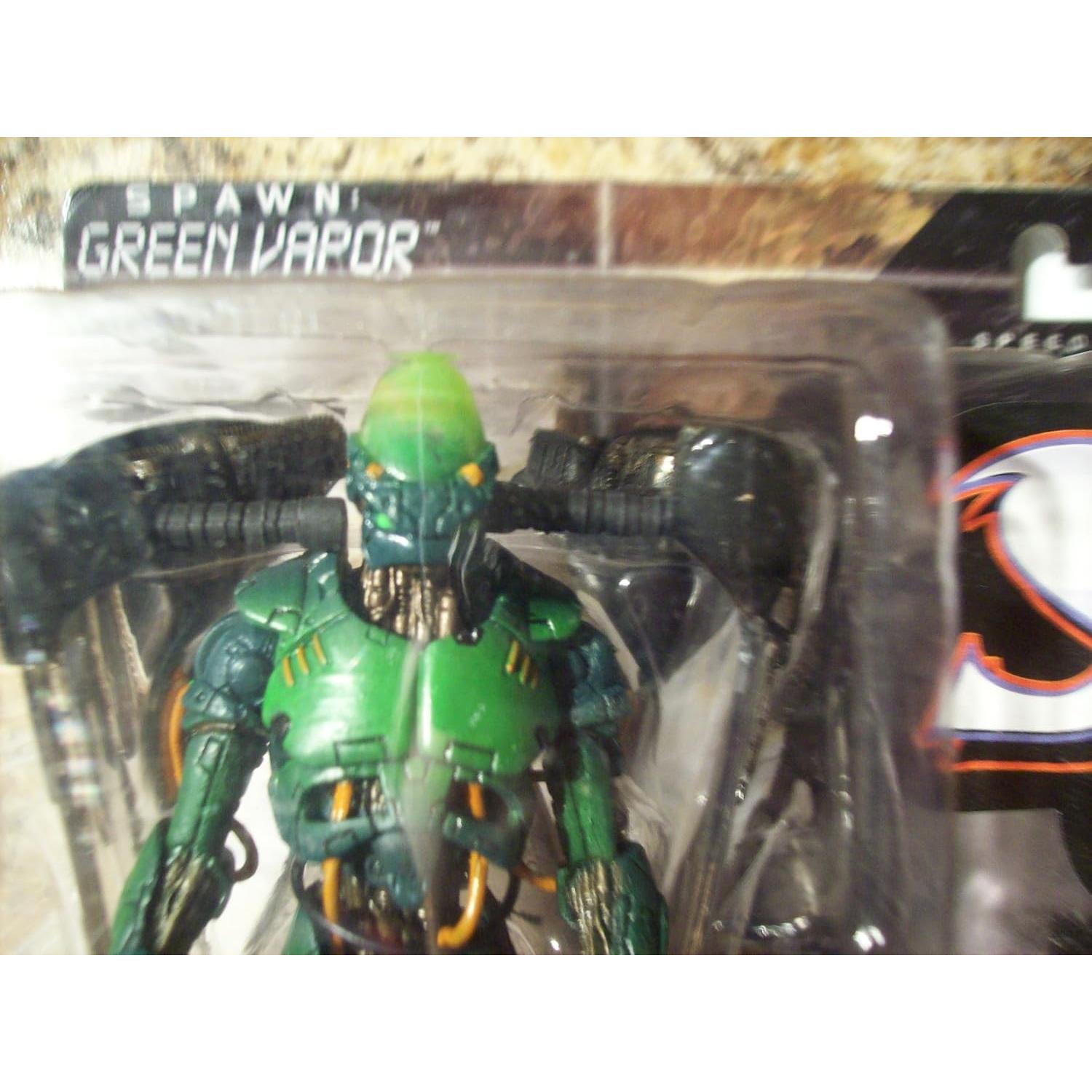 Figura y Moto Spawn NitroRiders McFarlane El Vapor Verde