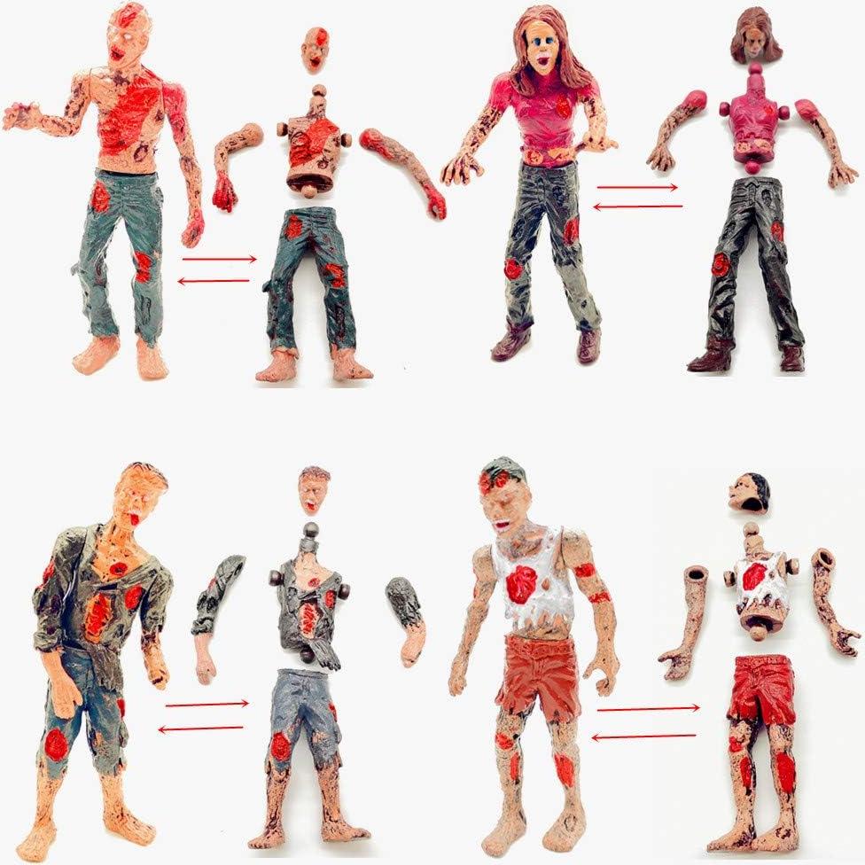 Figuras de Acción Zombie Qiandier 12 Piezas 9.7 cm