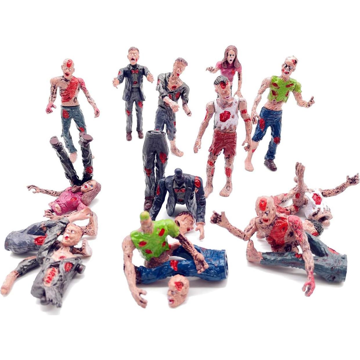 Figuras de Acción Zombie Qiandier 12 Piezas 9.7 cm