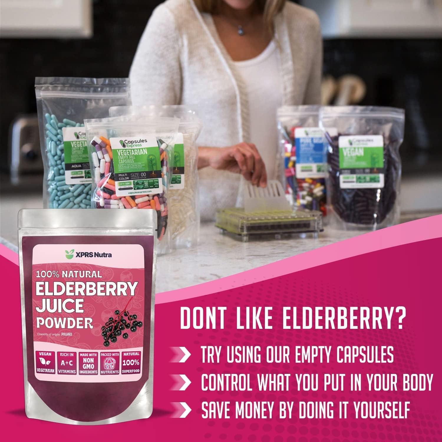 Polvo de Jugo de Saúco XPRS Nutra 113.4 g - Suplemento Orgánico