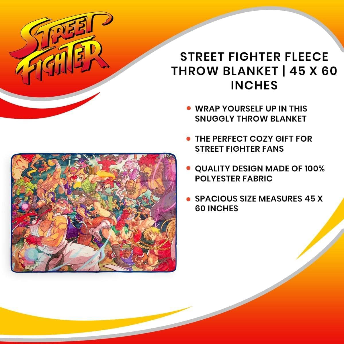 Manta de Forro Polar Toynk Street Fighter 114x152 cm