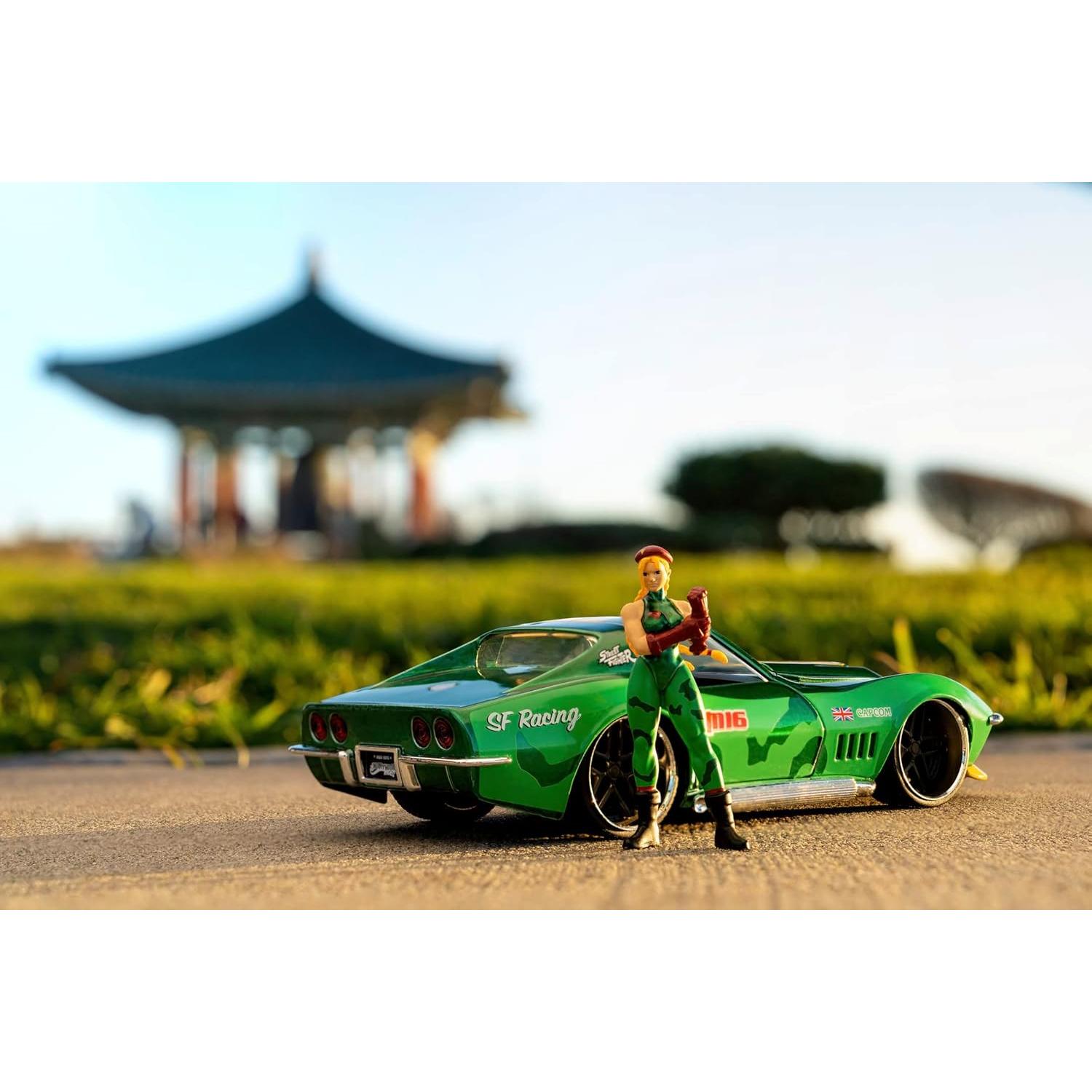 Jada 1:24 Chevrolet Corvette Stingray 1969 con figura de Cammy