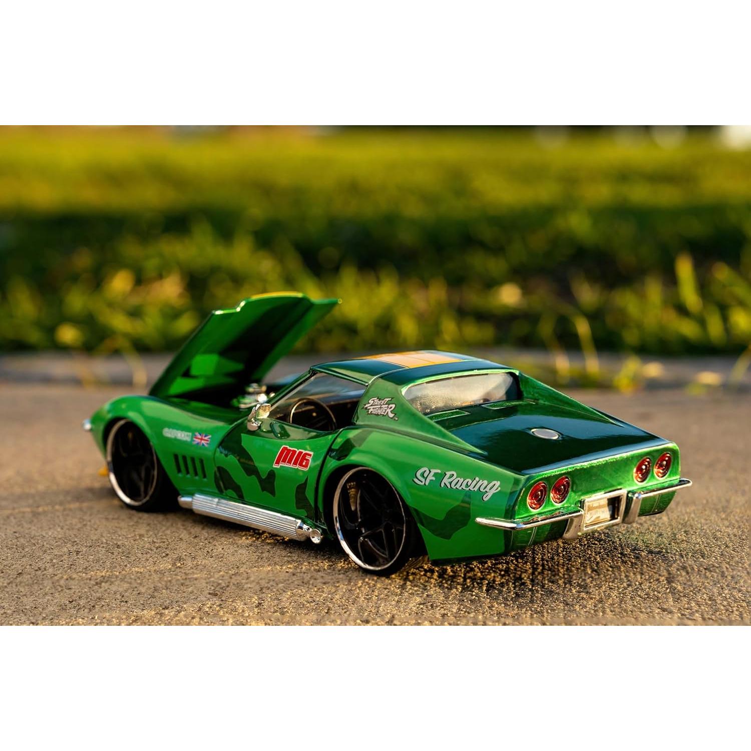 Jada 1:24 Chevrolet Corvette Stingray 1969 con figura de Cammy
