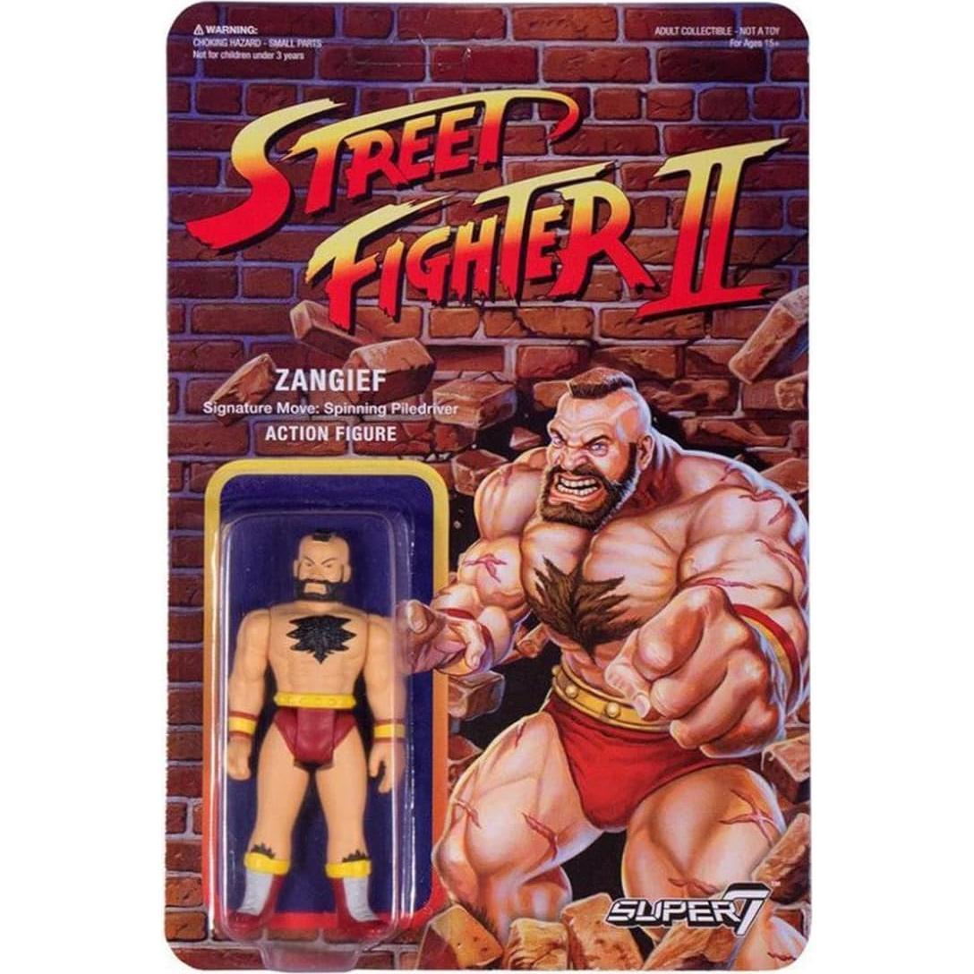 Figura de Acción Zangief Street Fighter II - Super7 9.5 cm