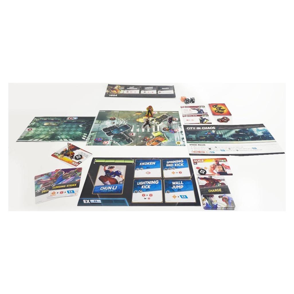 Juego de Mesa Street Fighter V: Edición Campeón para 1-4 Jugadores