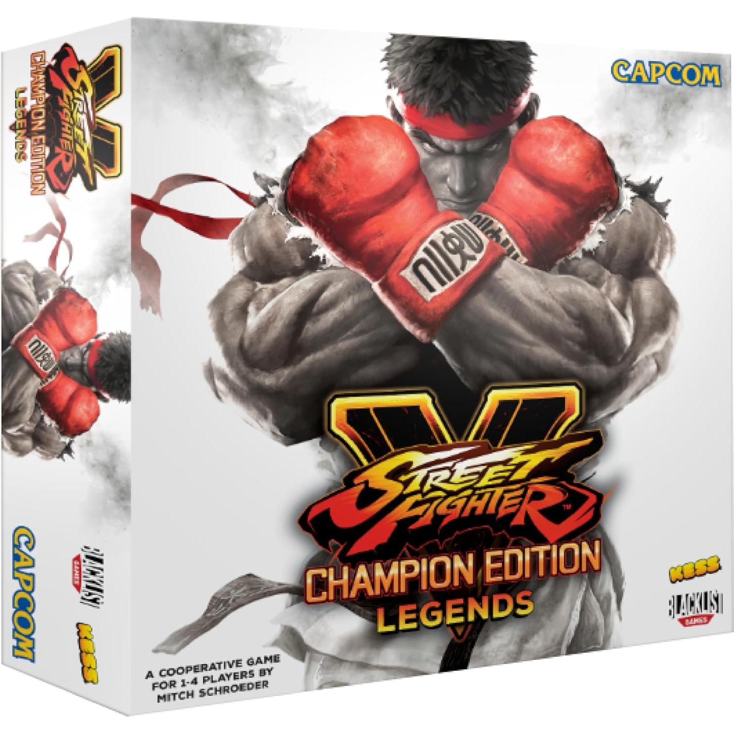 Juego de Mesa Street Fighter V: Edición Campeón para 1-4 Jugadores