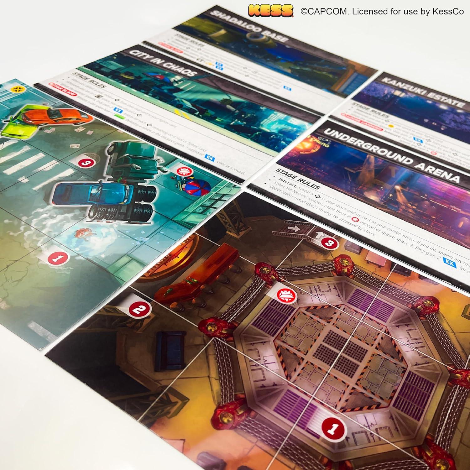 Juego de Mesa Street Fighter V: Edición Campeón para 1-4 Jugadores