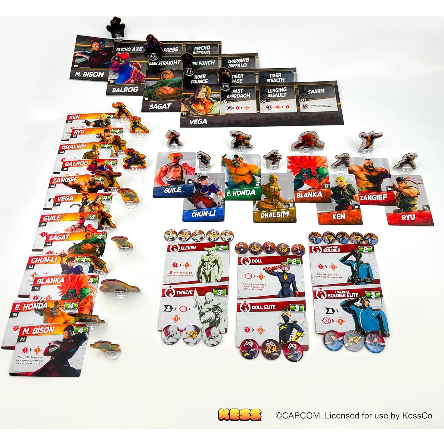 Juego de Mesa Street Fighter V: Edición Campeón para 1-4 Jugadores