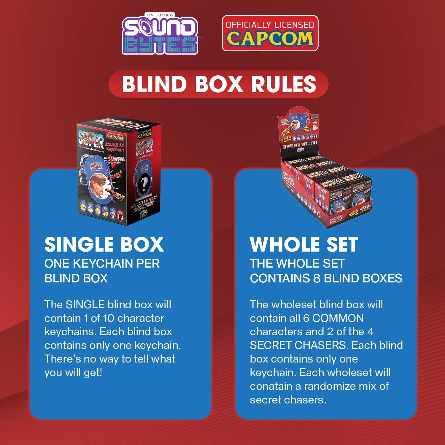 Llavero de Audio FX SoundBytes Super Street Fighter II - Completo