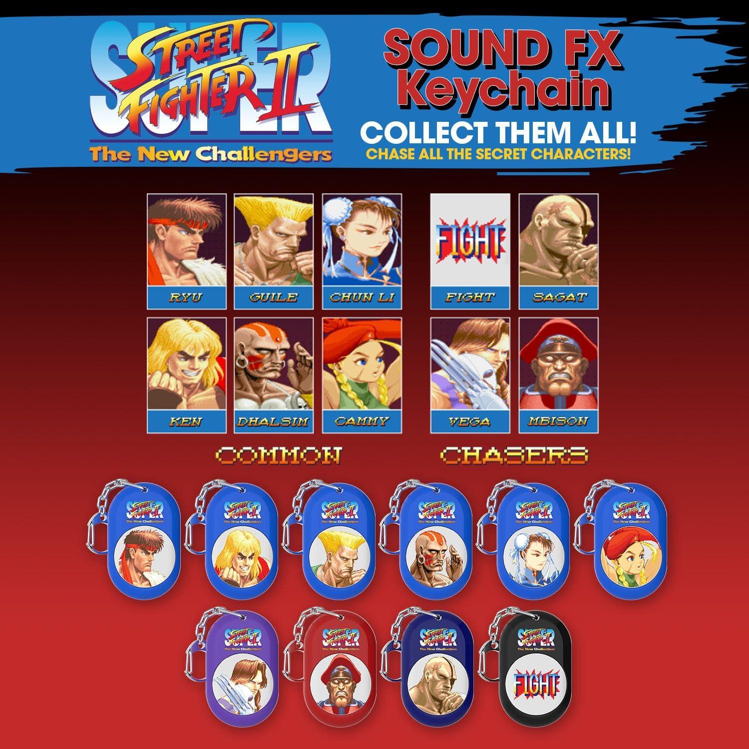 Llavero de Audio FX SoundBytes Super Street Fighter II - Completo