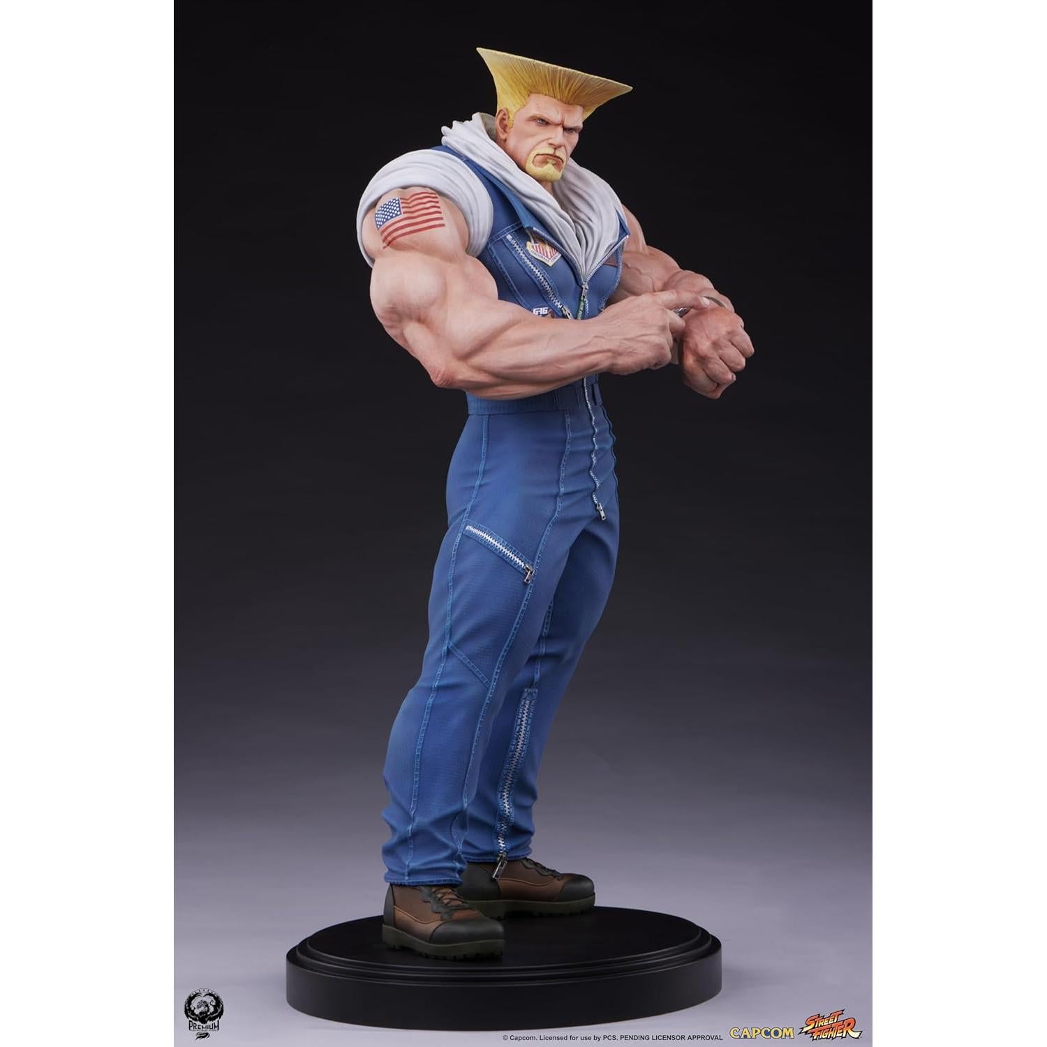 Estatua Deluxe Guile 1:4 PCS Collectibles Street Fighter 6