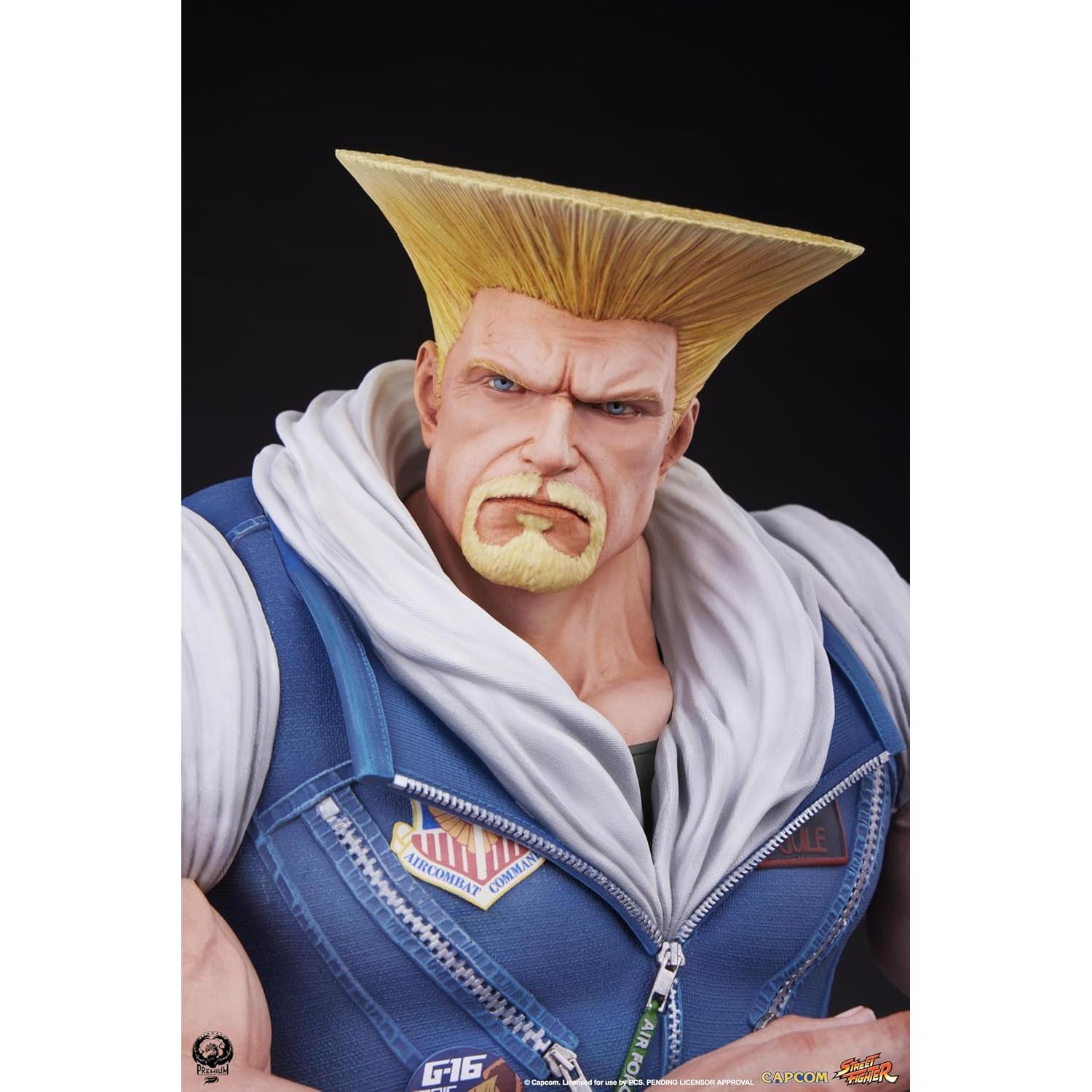 Estatua Deluxe Guile 1:4 PCS Collectibles Street Fighter 6