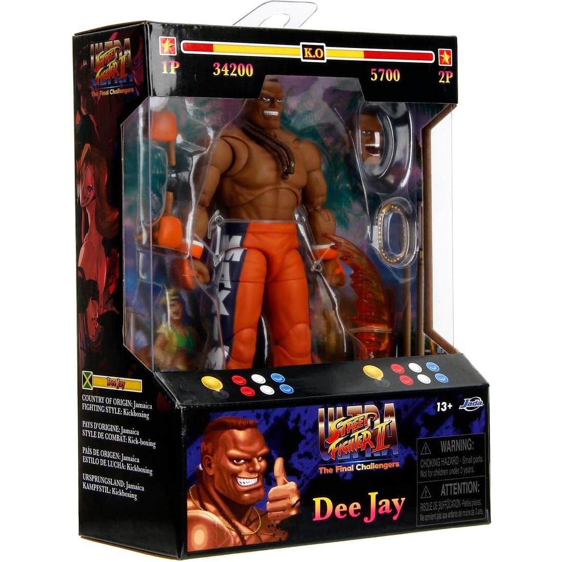 Figura Articulada Dee Jay 15cm Jada Toys - Street Fighter