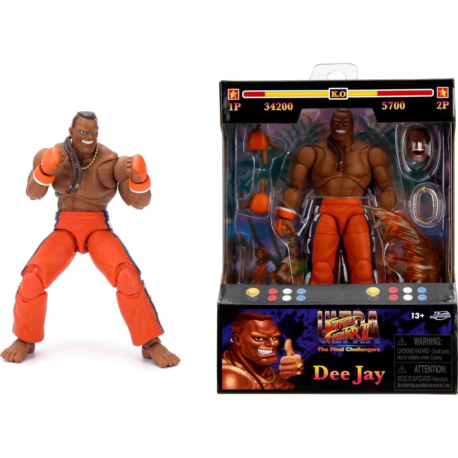 Figura Articulada Dee Jay 15cm Jada Toys - Street Fighter