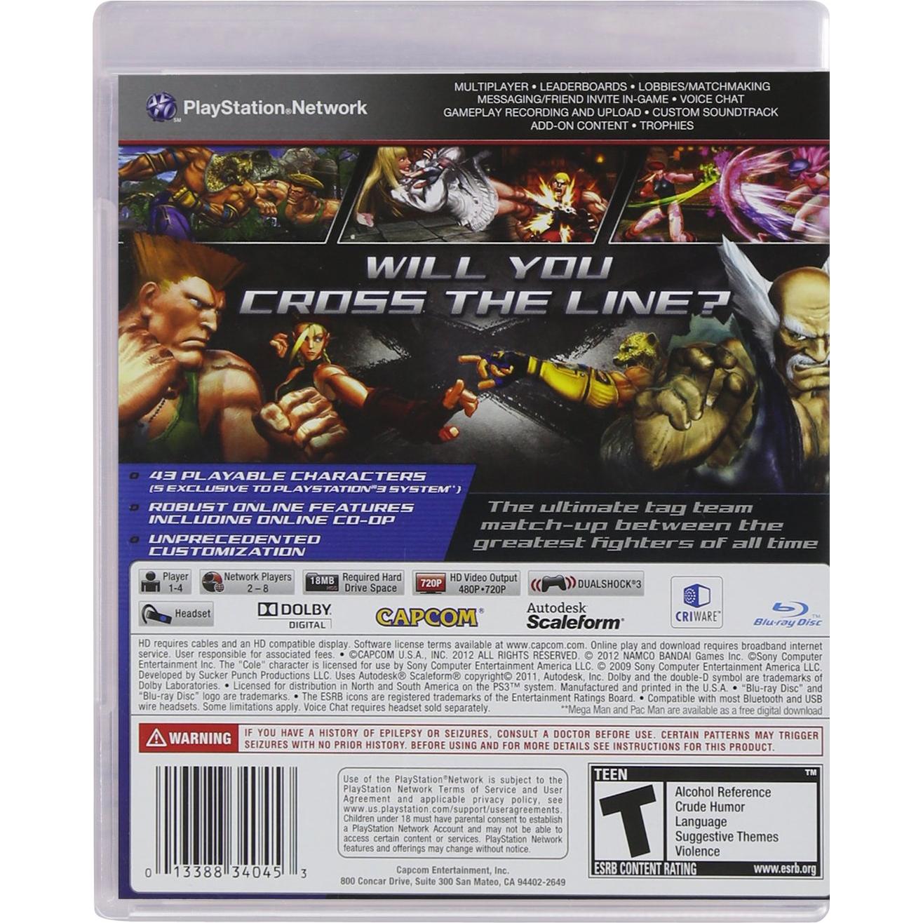 Street Fighter X Tekken - Videojuego PS3 - Lucha en Equipo