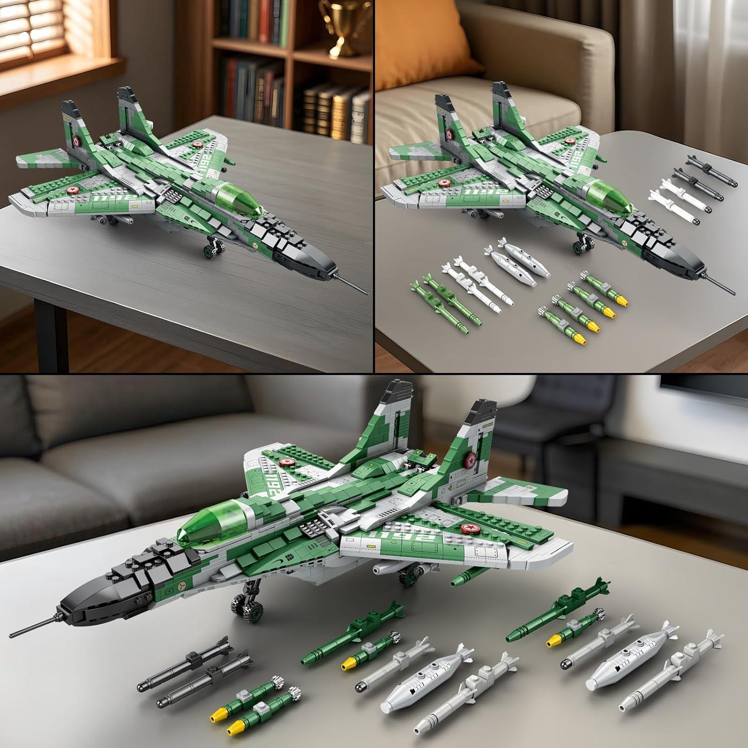 Conjunto de Construcción Caza MIG-29 Reobrix 33024 1387 Piezas