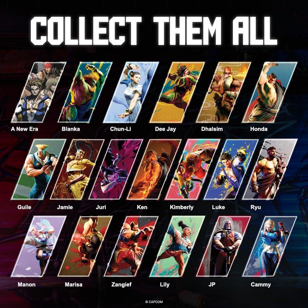 Póster Lenticular 3D Level Up Labs Street Fighter 6 Ryu 25.4x30.5cm