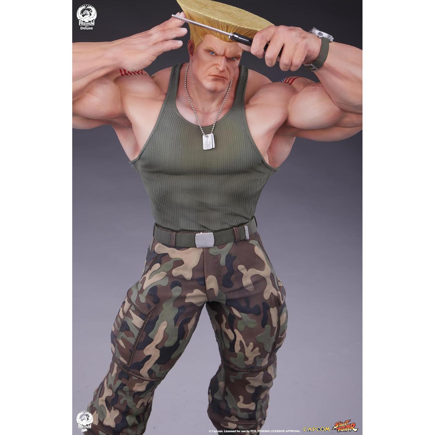 Estatua Deluxe Guile 1:4 Street Fighter 6 - PCS Collectibles