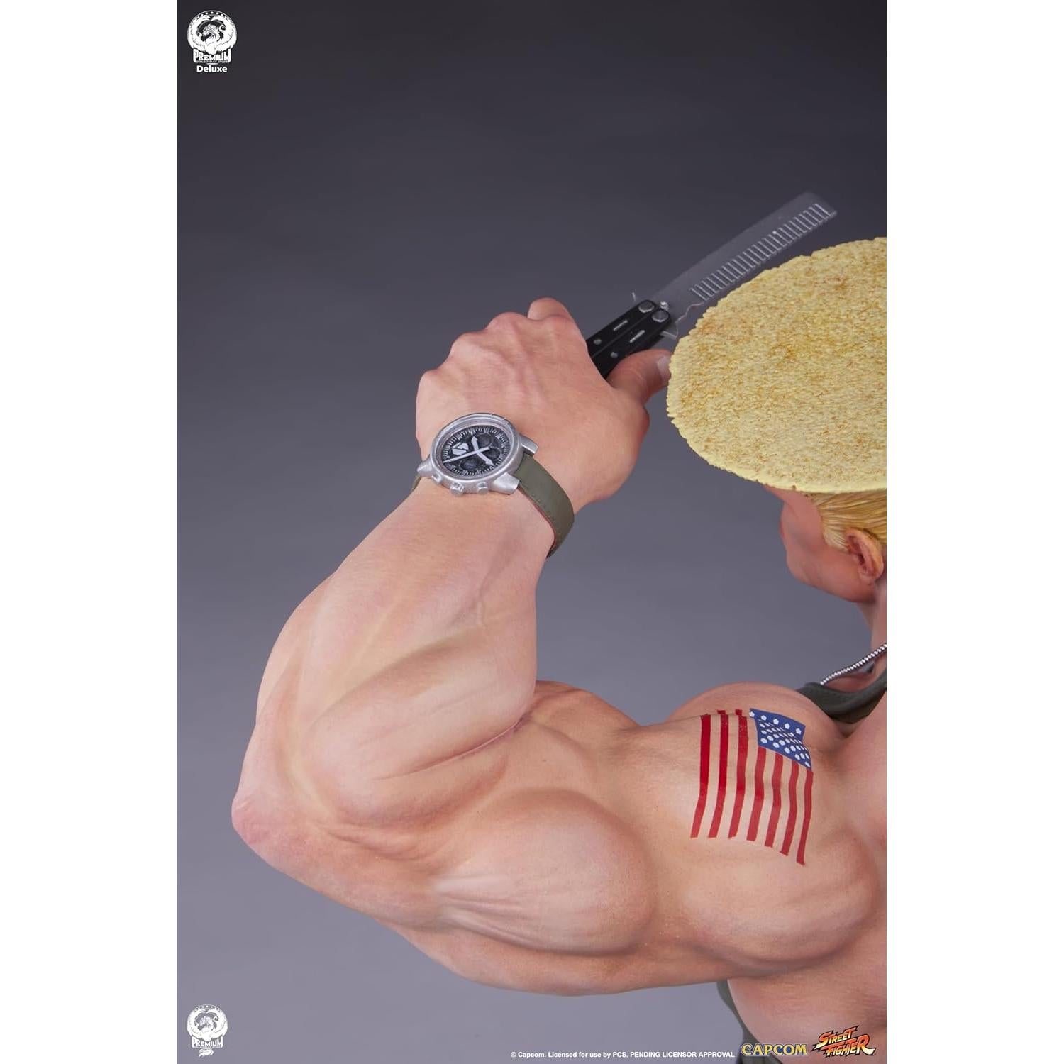 Estatua Deluxe Guile 1:4 Street Fighter 6 - PCS Collectibles