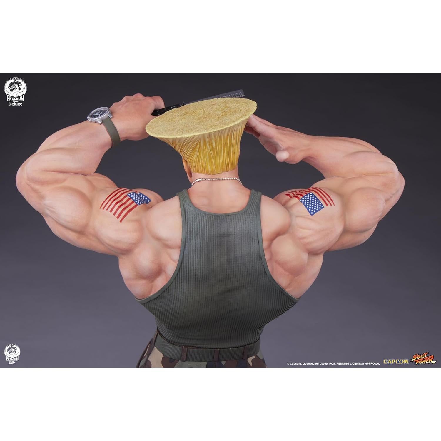 Estatua Deluxe Guile 1:4 Street Fighter 6 - PCS Collectibles