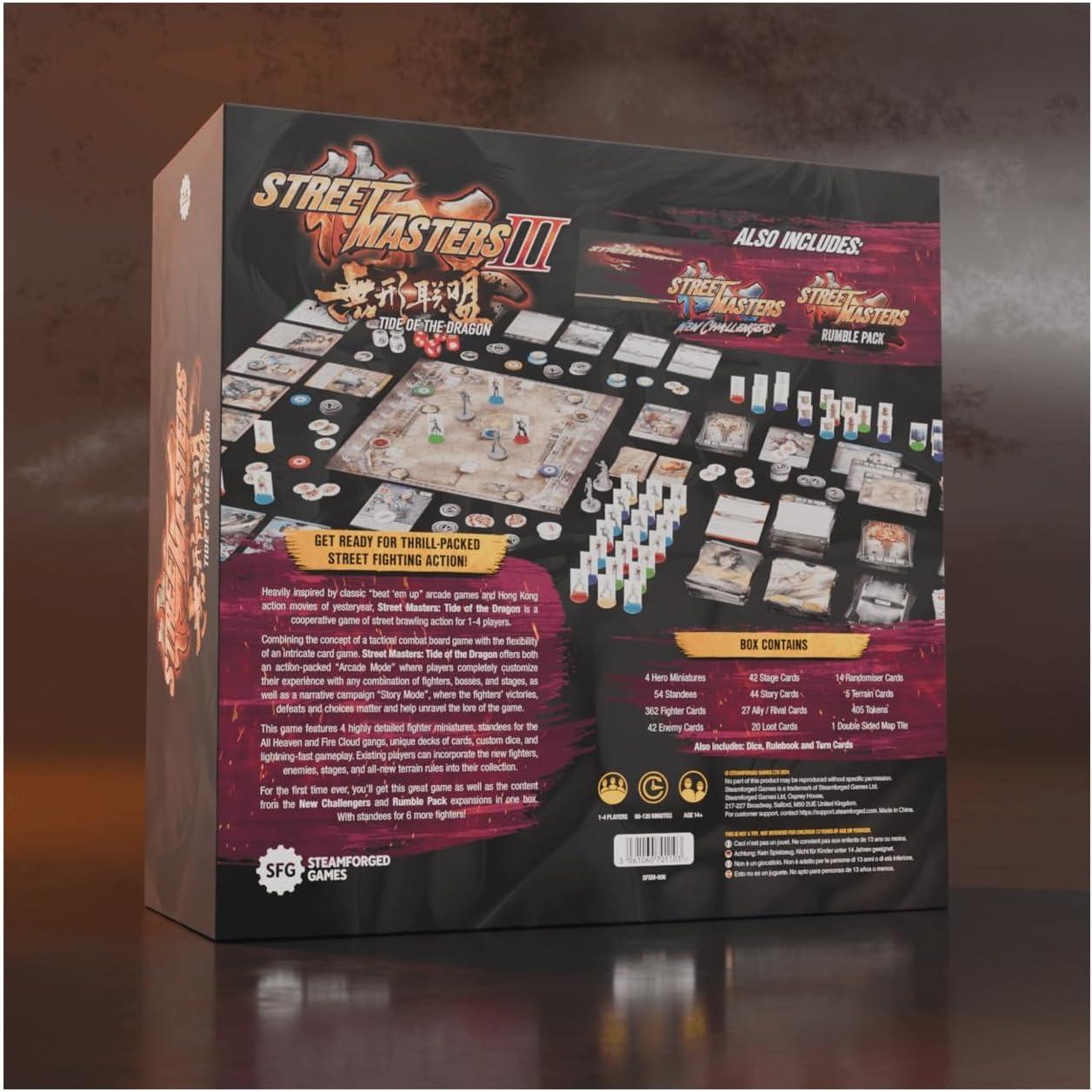 Juego de Mesa Street Masters: Marea del Dragón - Steamforged