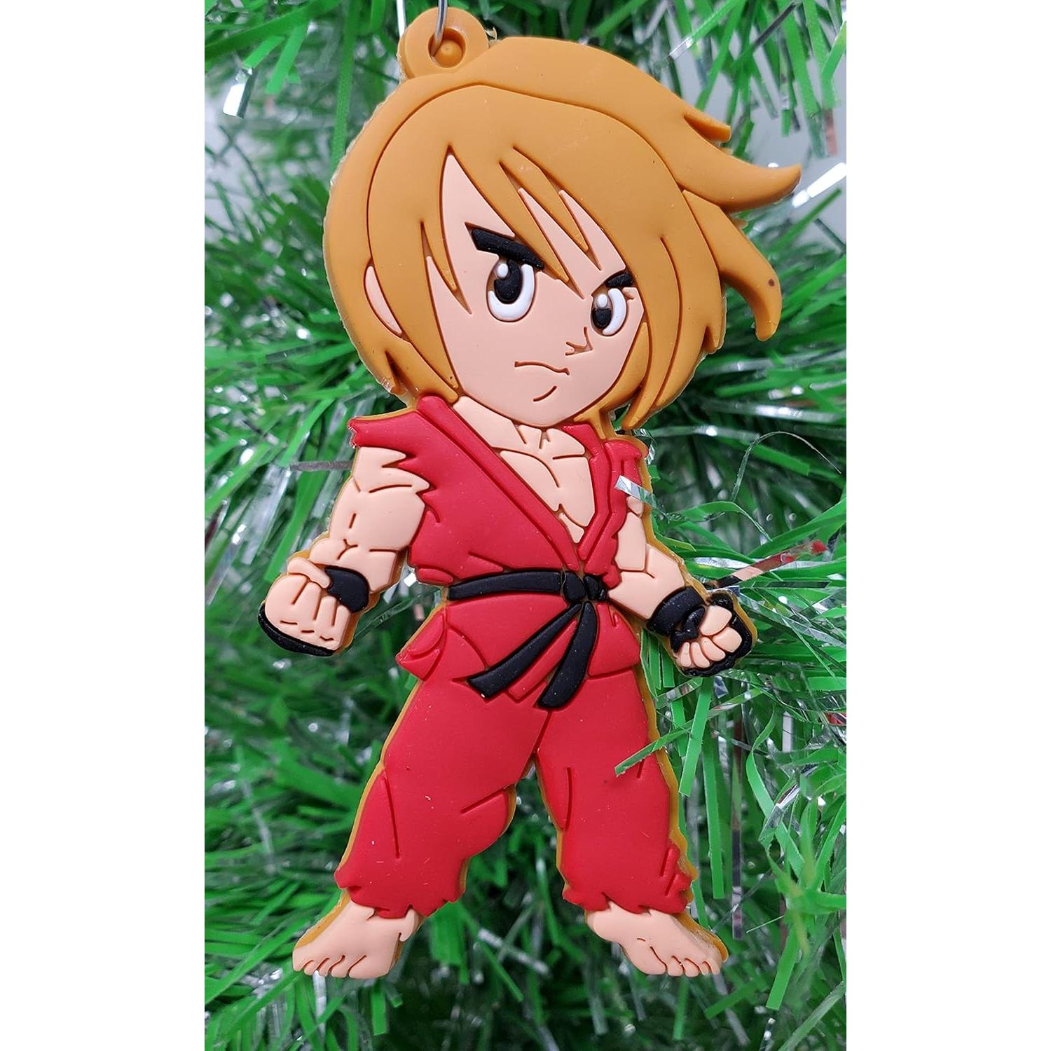 Juego de Adornos Colgantes Street Fighter - 5 Piezas, 7.62 cm