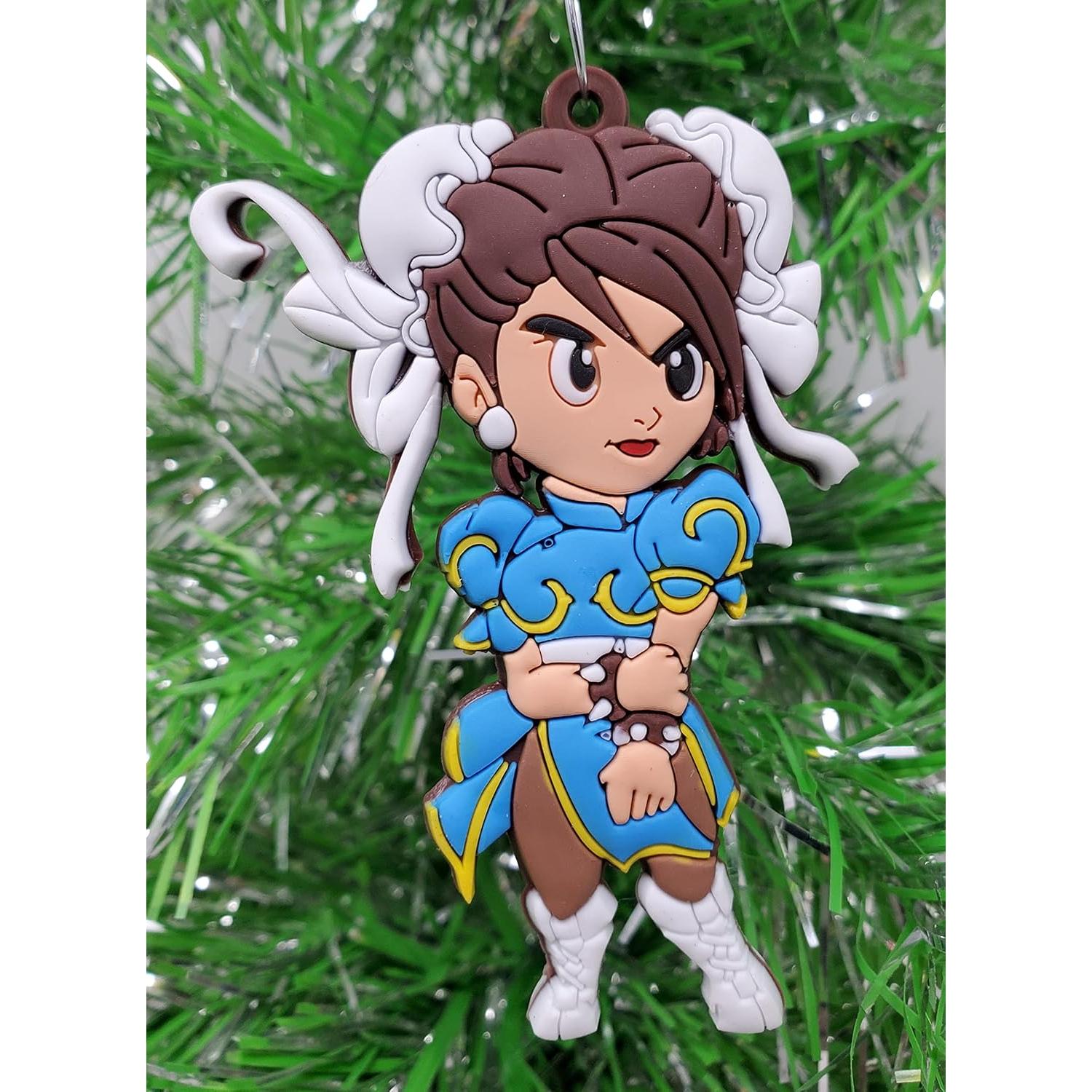 Juego de Adornos Colgantes Street Fighter - 5 Piezas, 7.62 cm