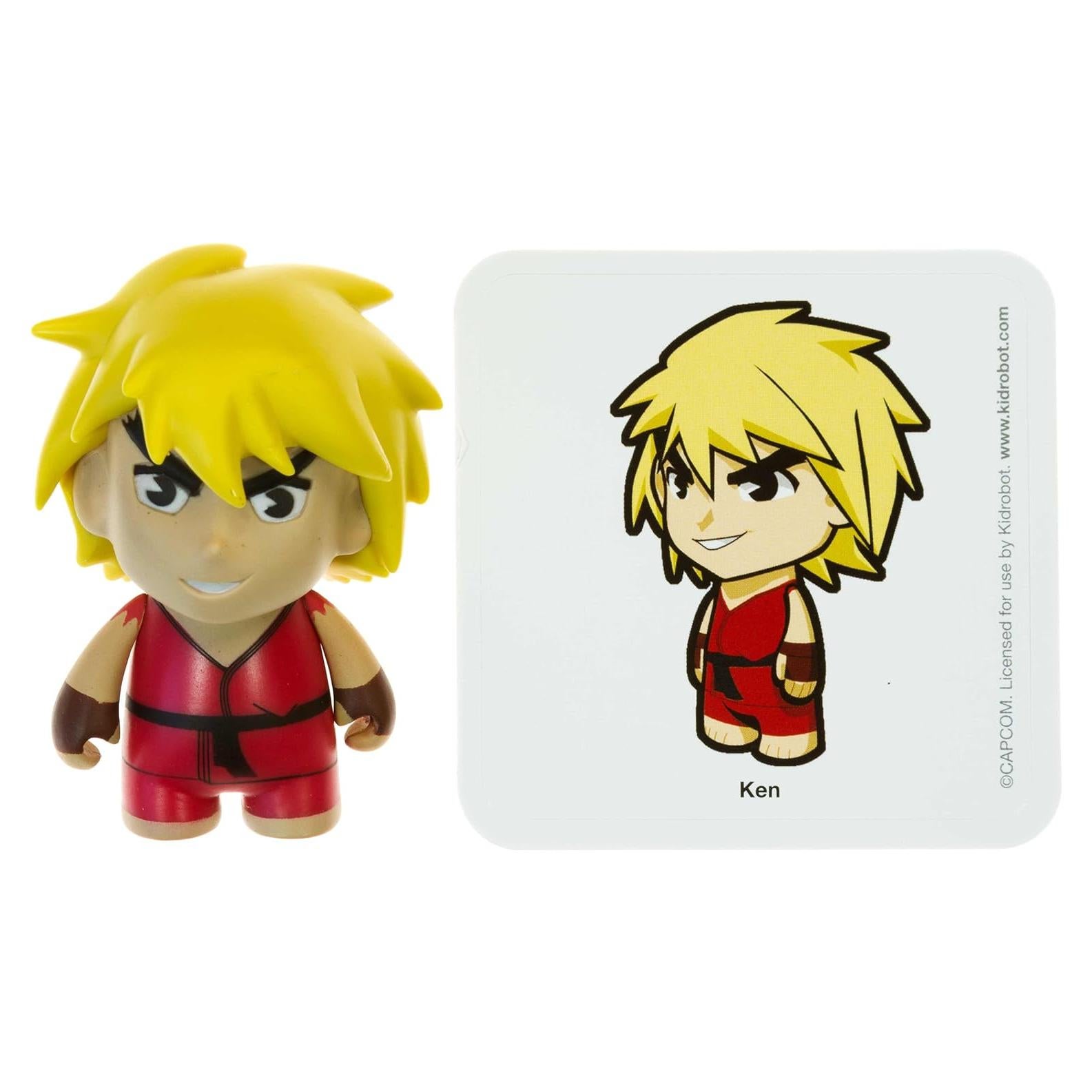 Mini Figura Ken 1 Street Fighter x KidRobot 7.62 cm