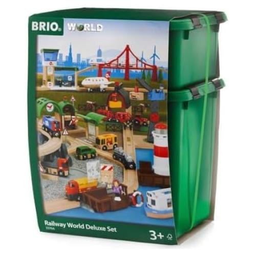 Conjunto de Ferrocarril Deluxe BRIO 33766 + Expansión 33307