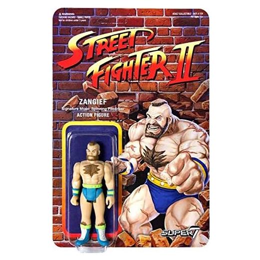 Figura de Acción Super7 Street Fighter II Zangief 9.5 cm
